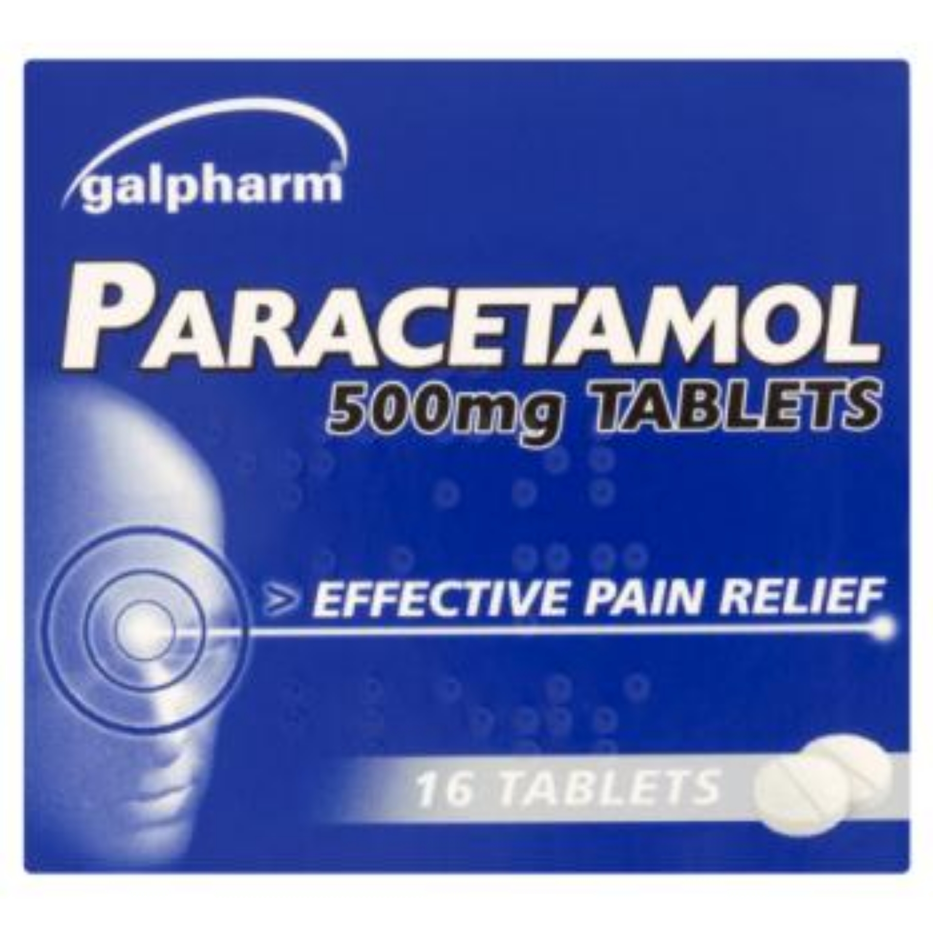 Picture of GALPHARM PARACETAMOL TABLETS 500mg