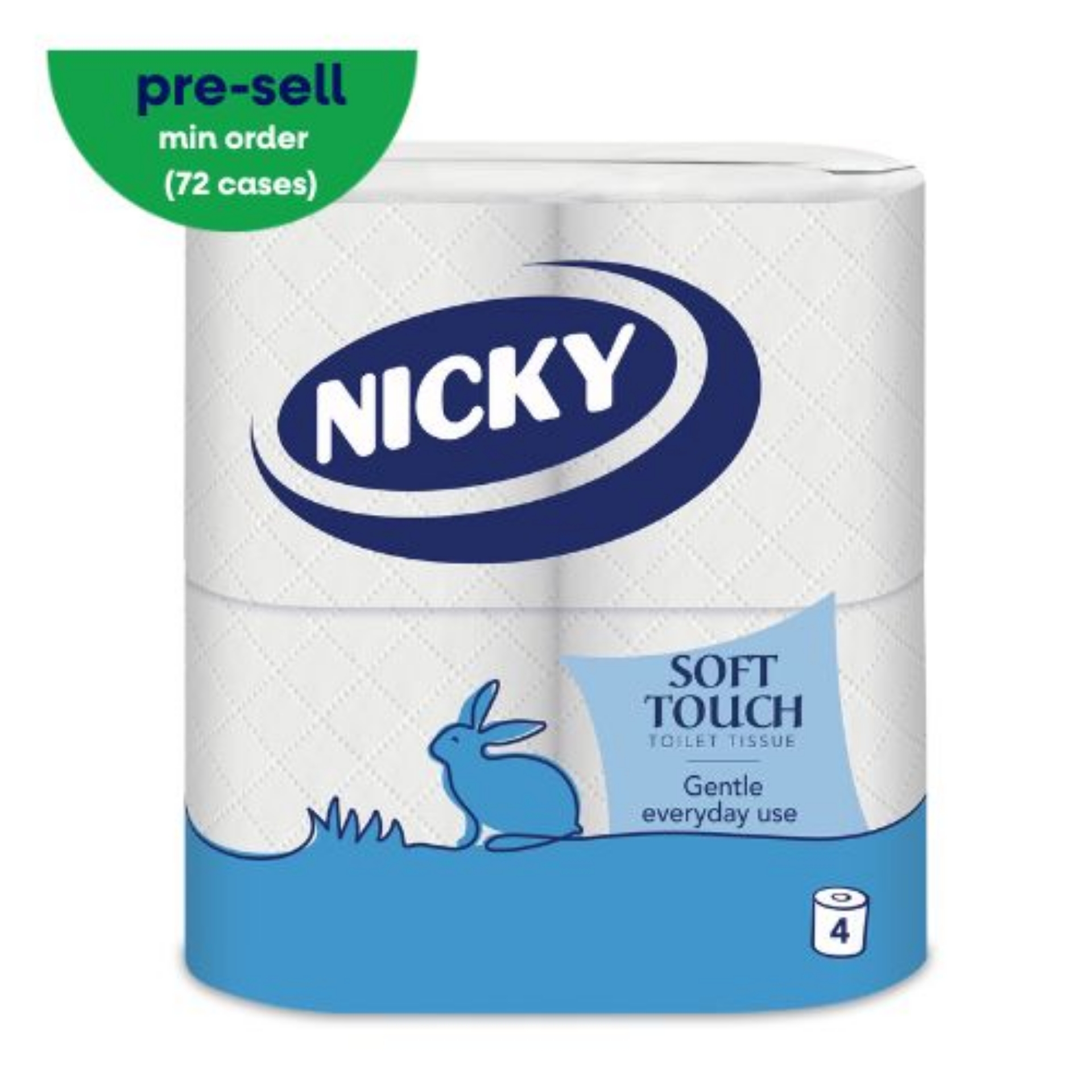 Picture of NICKY SOFT TOUCH TOILET ROLL 2ply 190shts