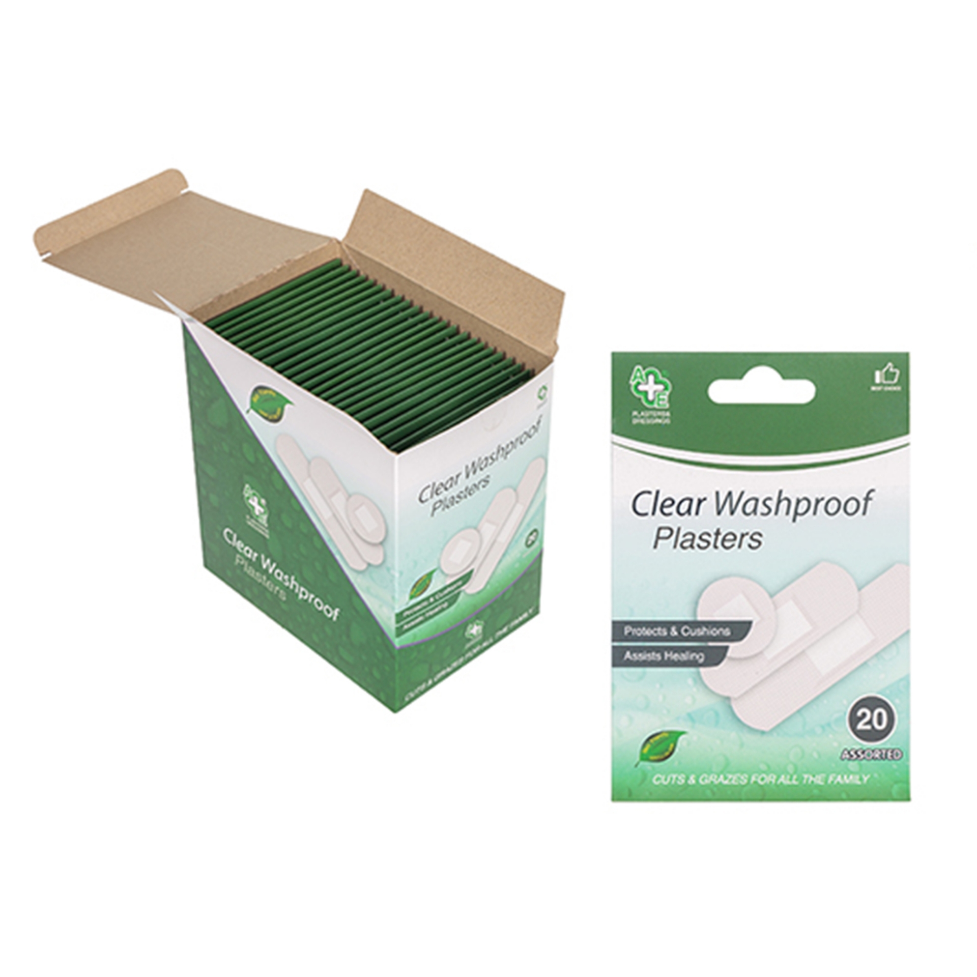 Picture of A+E ASSORTED PLASTERS - CLEAR WATERPROOF