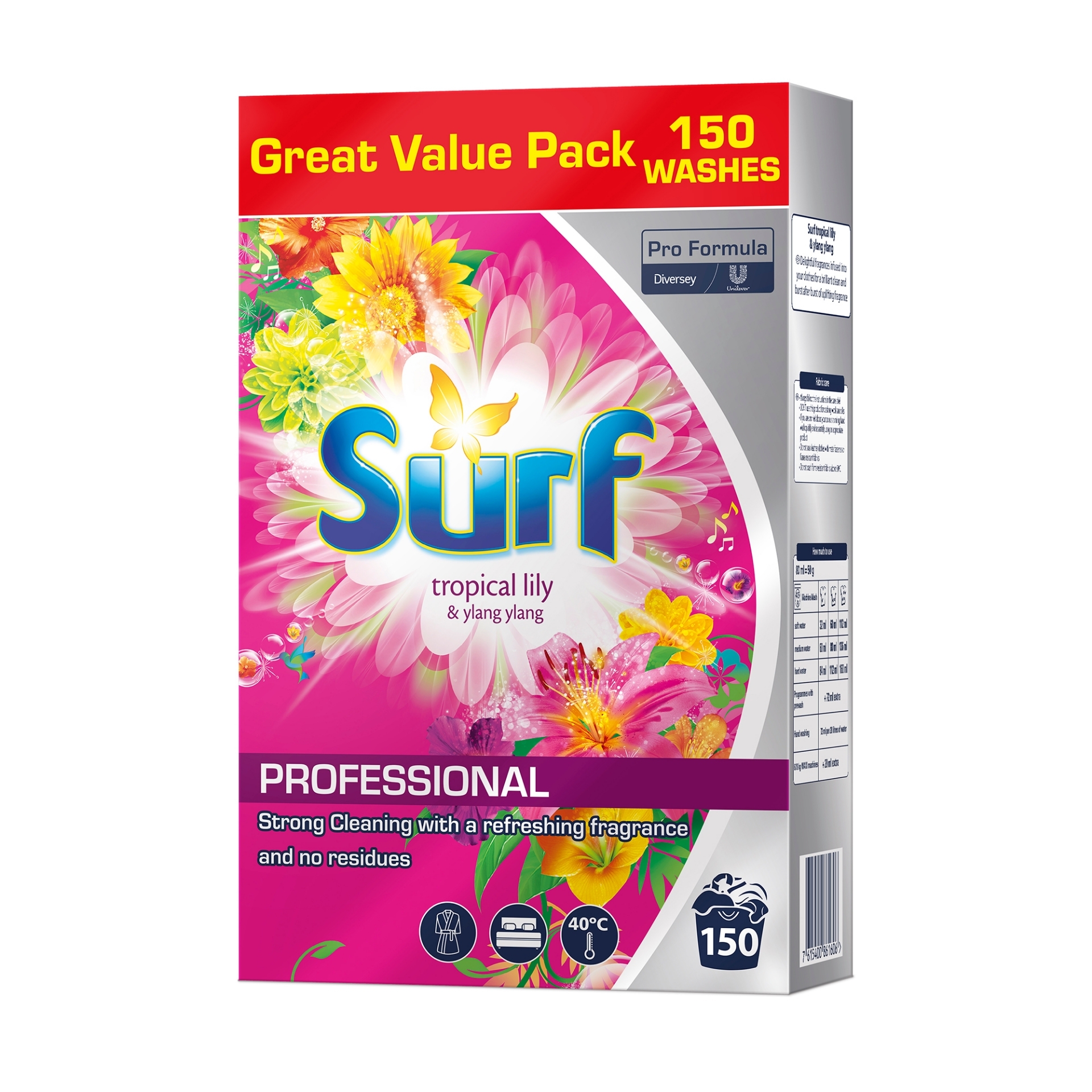 Picture of SURF PROF SOAP POWDER - TROPICAL & YLANG (150W)(P)
