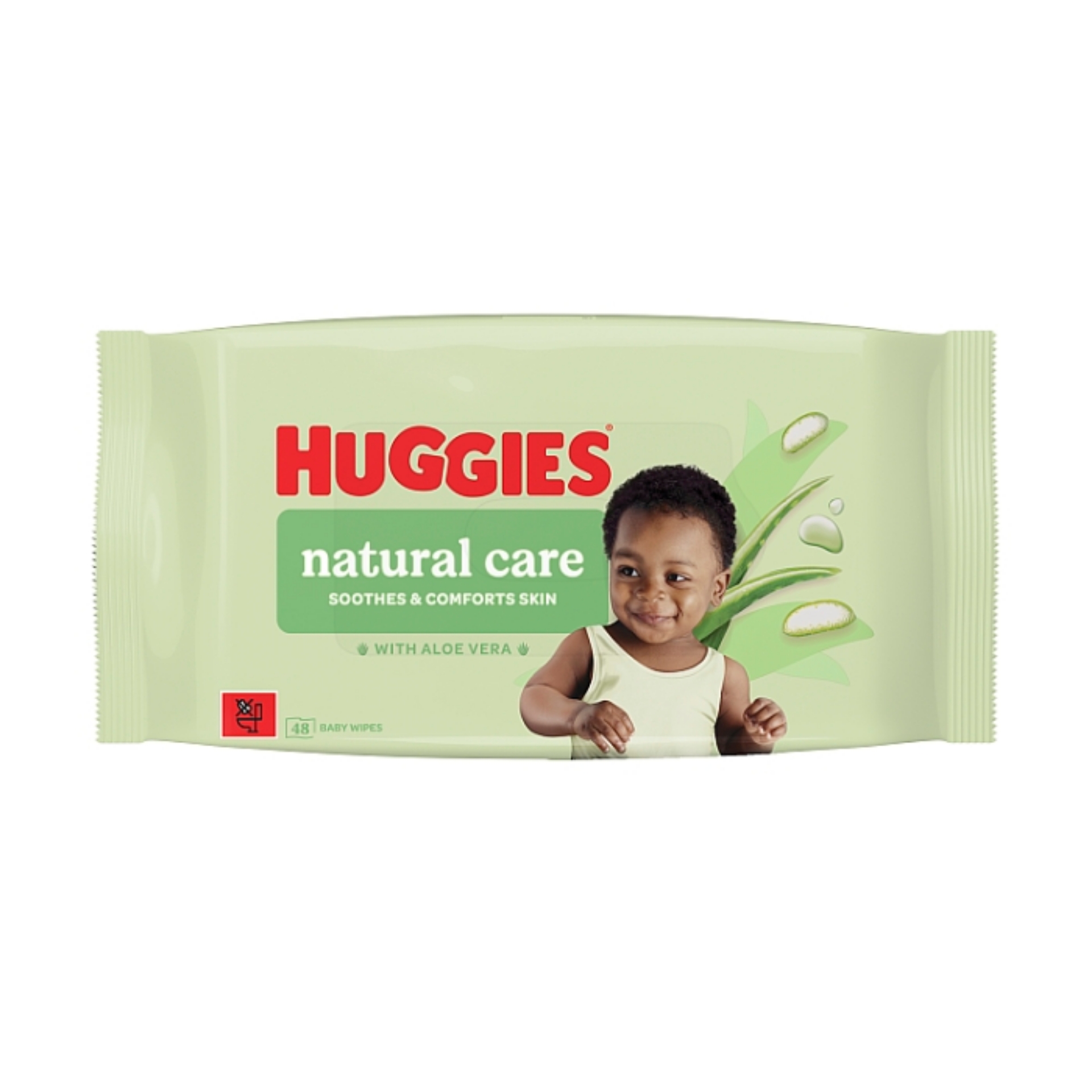 Picture of HUGGIES PLASTIC FREE BABY WIPES NATURAL CARE